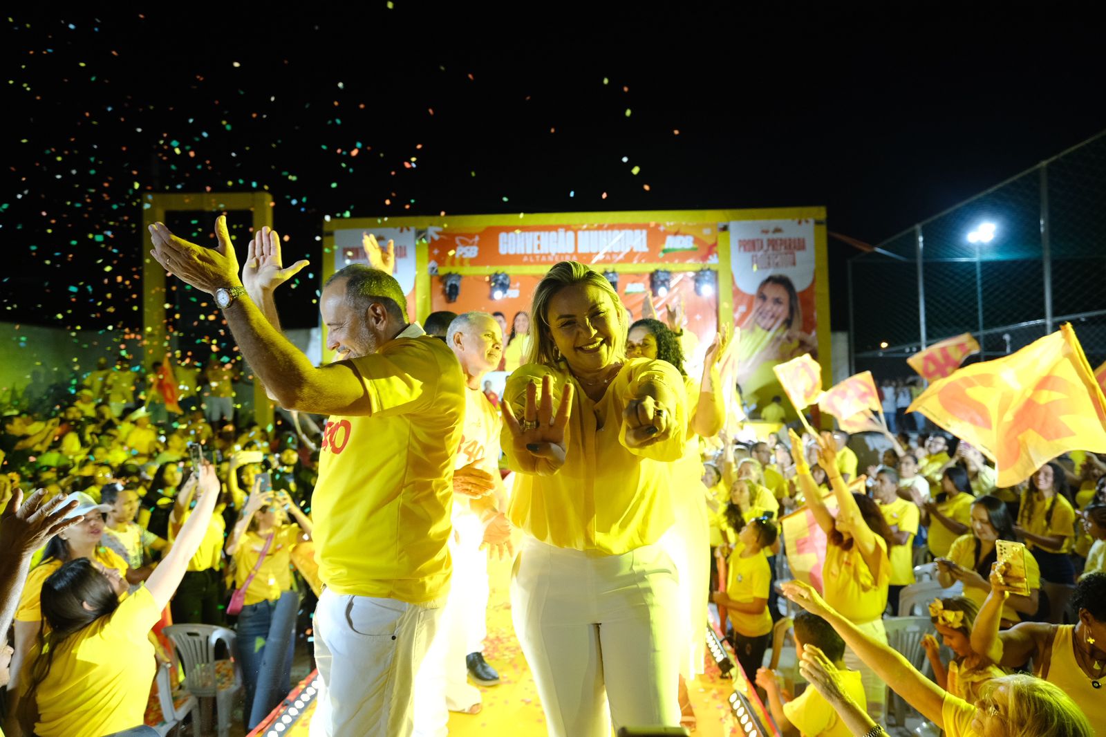 Em convenção histórica, PSB homologa candidatura de Kesia Alcântara a prefeita de Altaneira