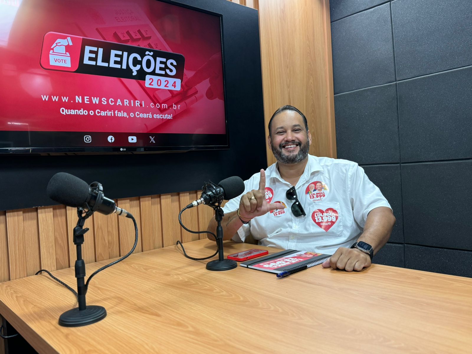 Confira a entrevista com Lulinha (PT), candidato a vereador em Juazeiro do Norte