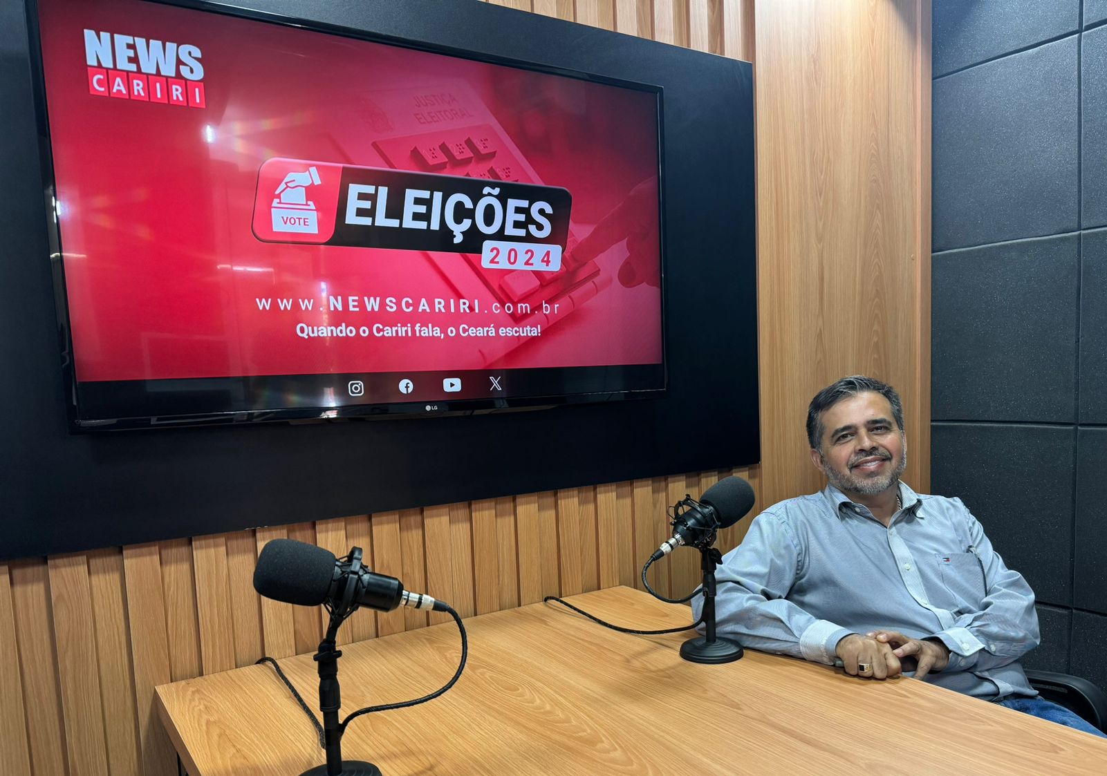 Confira a entrevista com luis Carlos Saraiva (PT), candidato a vereador de Crato