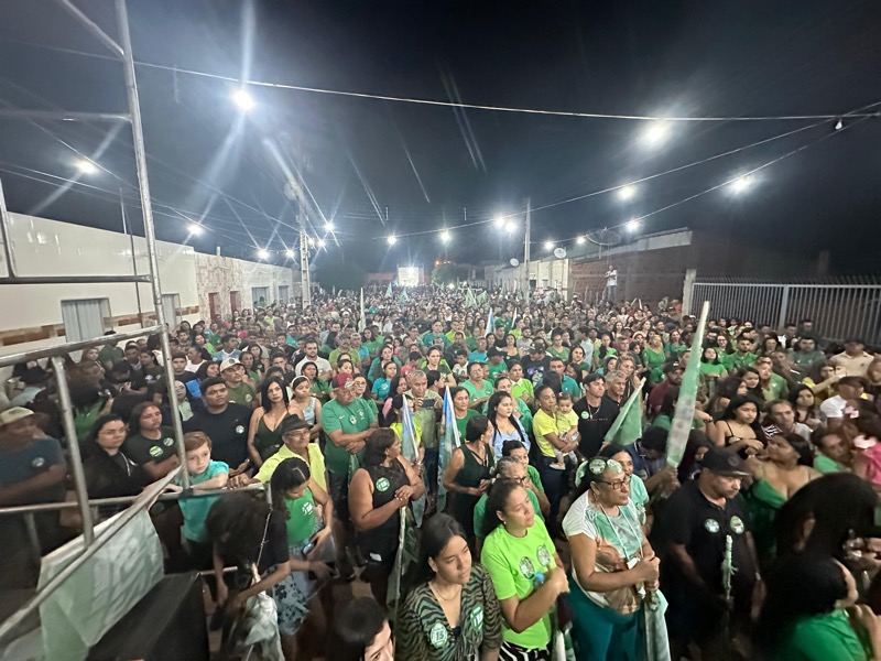 Cícero de Deus (MDB) mostra força em Araripe após grande comício no Distrito de Pajeú