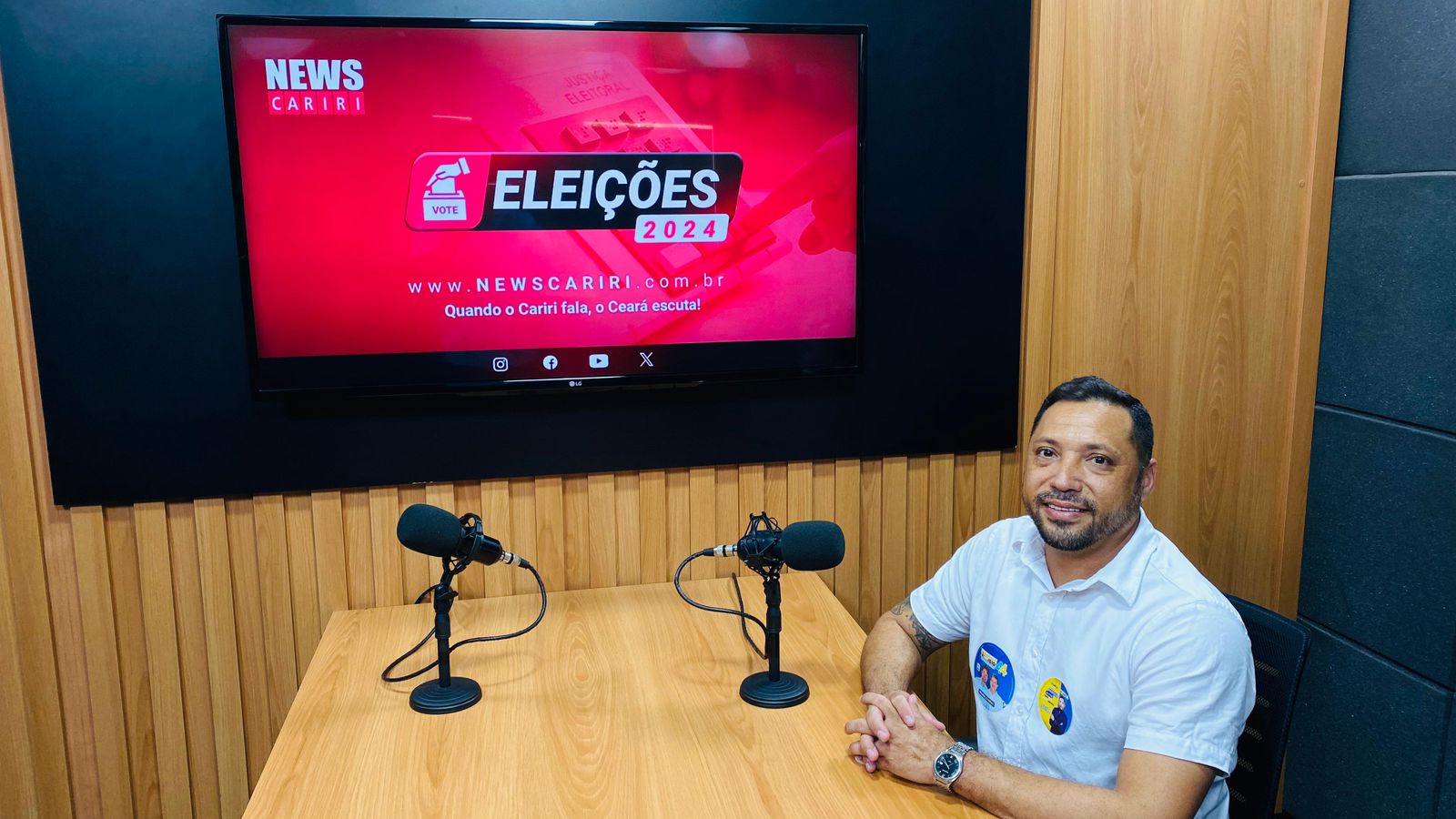 Confira a entrevista com Marcelo Alves (Agir), candidato a vereador de Crato