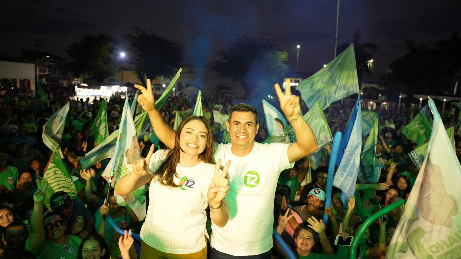 Carreata e comício de Salviano Alencar mobilizam apoiadores em Potengi