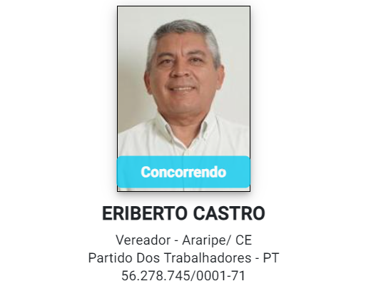 Vereador e candidato à reeleição pelo PT de Araripe tem mandado prisão em aberto