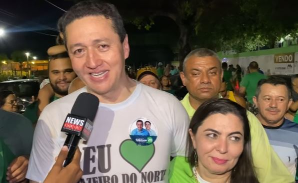 “Quebramos o tabu e vamos honrar cada voto”, diz Glêdson Bezerra após reeleição histórica em Juazeiro do Norte