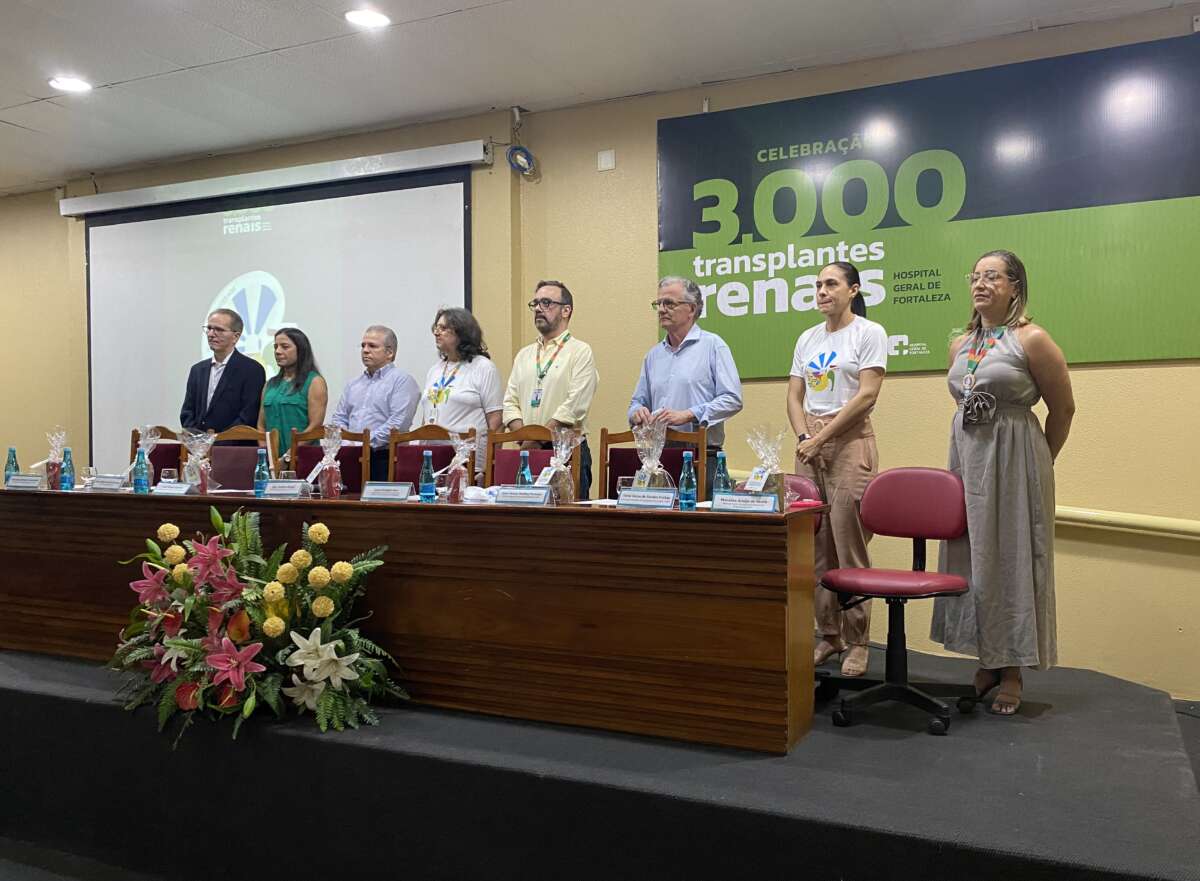 Hospital Geral de Fortaleza celebra três mil transplantes renais realizados na unidade