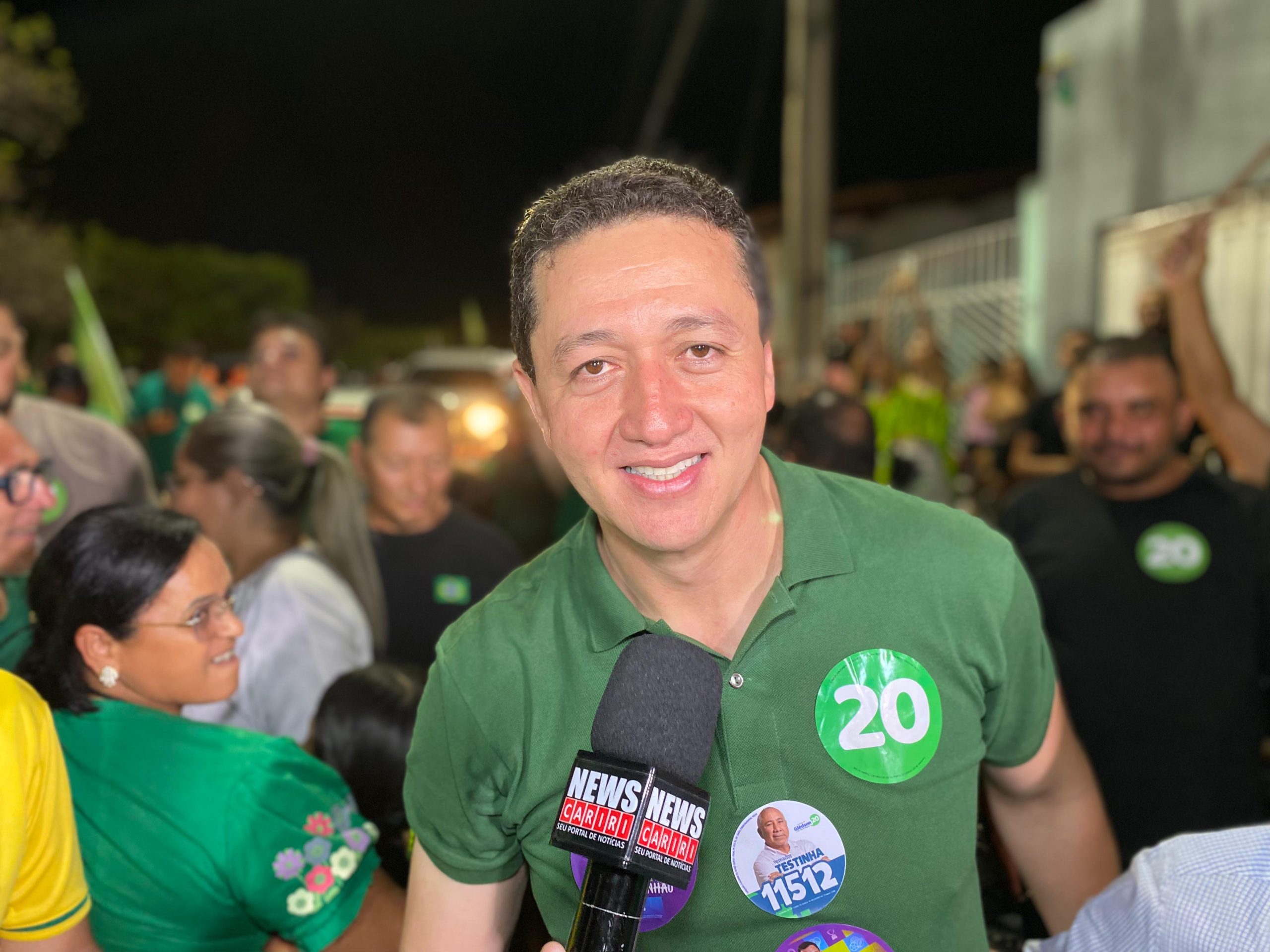 Prefeito de Juazeiro do Norte, Glêdson Bezerra, declara apoio a André Fernandes para o 2º turno das eleições em Fortaleza