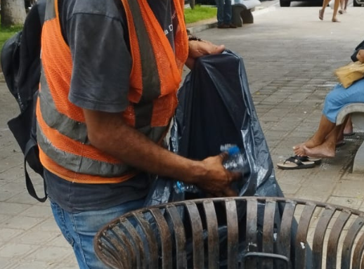 Mais de 2 toneladas de recicláveis foram coletadas durante a romaria de Finados em Juazeiro do Norte