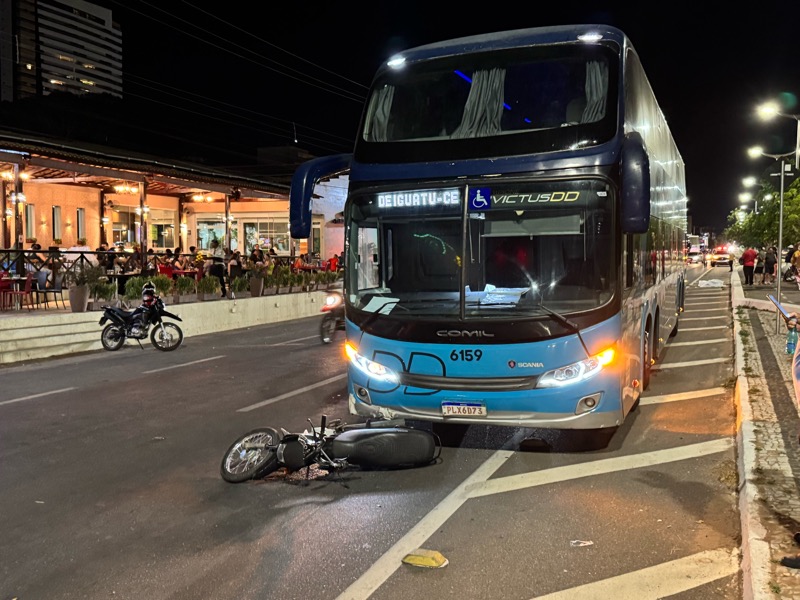 motociclista morre em um grave acidente na avenida Leão Sampaio, em Juazeiro do Norte