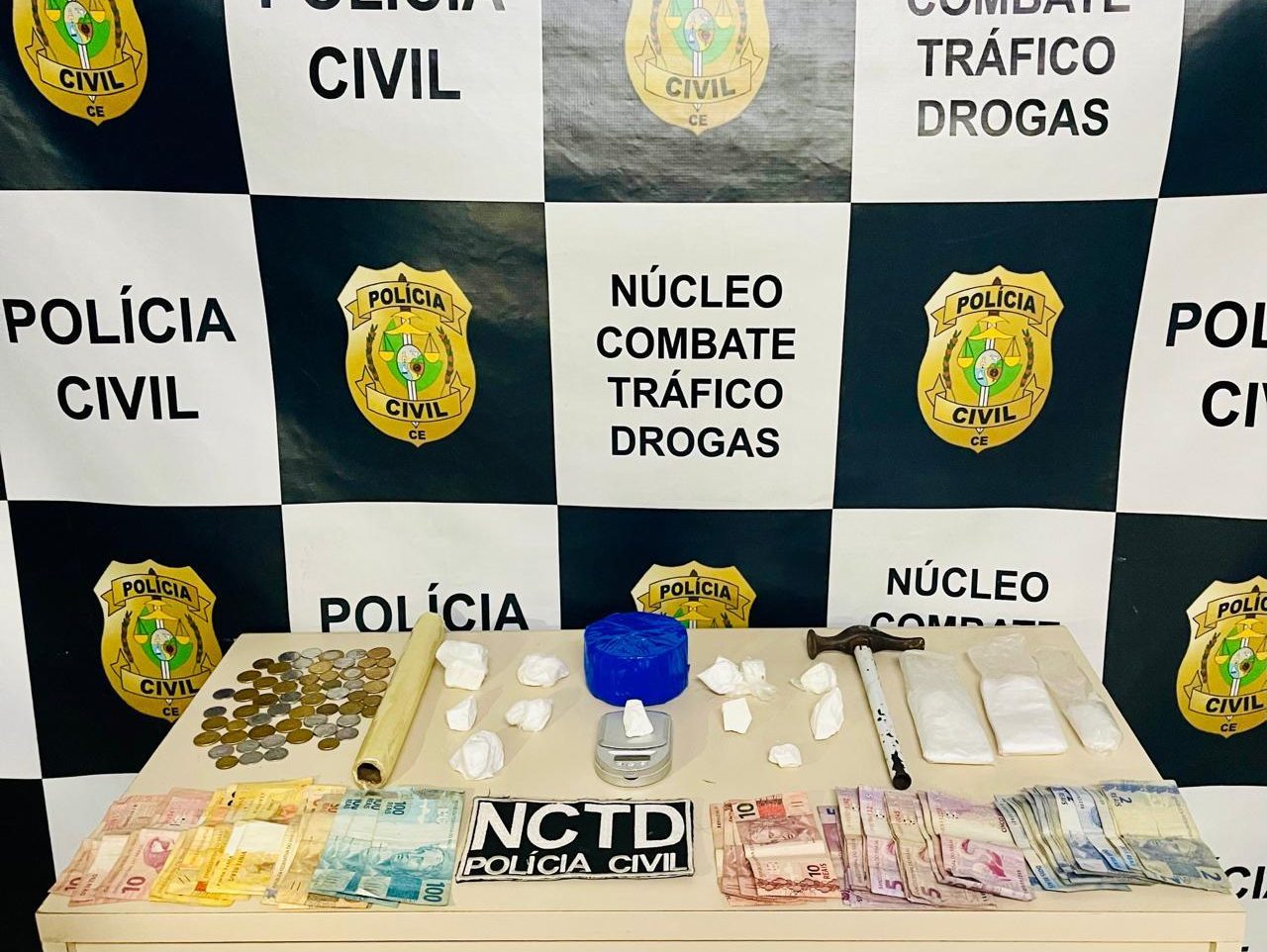 Polícia Civil prende casal suspeito de tráfico de drogas em Juazeiro do Norte