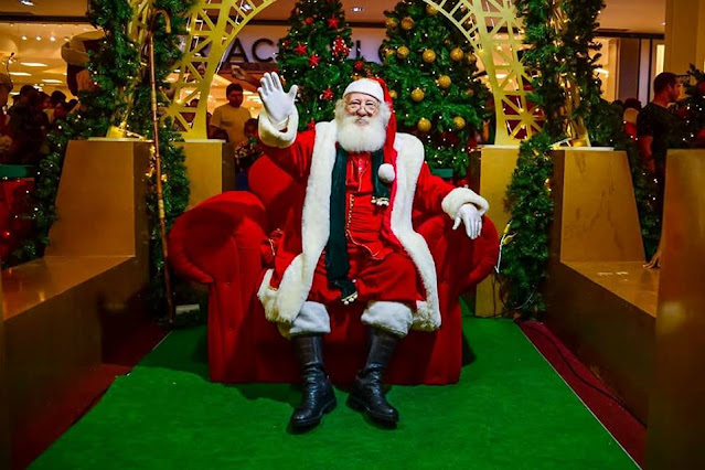 Cariri Shopping recebe Papai Noel e dá início ao maior Natal do Cariri