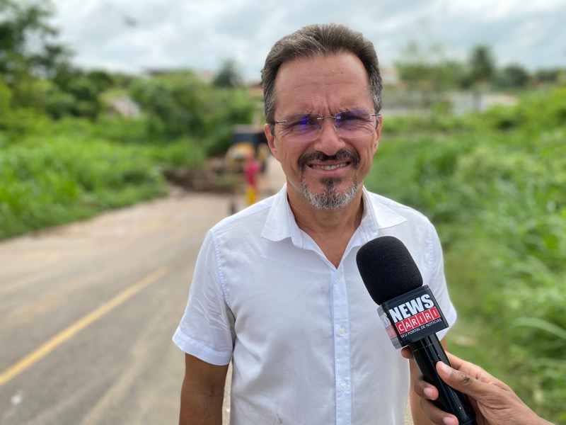 Prefeito André Barreto diz que aguarda definição sobre início das obras no canal do Rio Granjeiro, em Crato