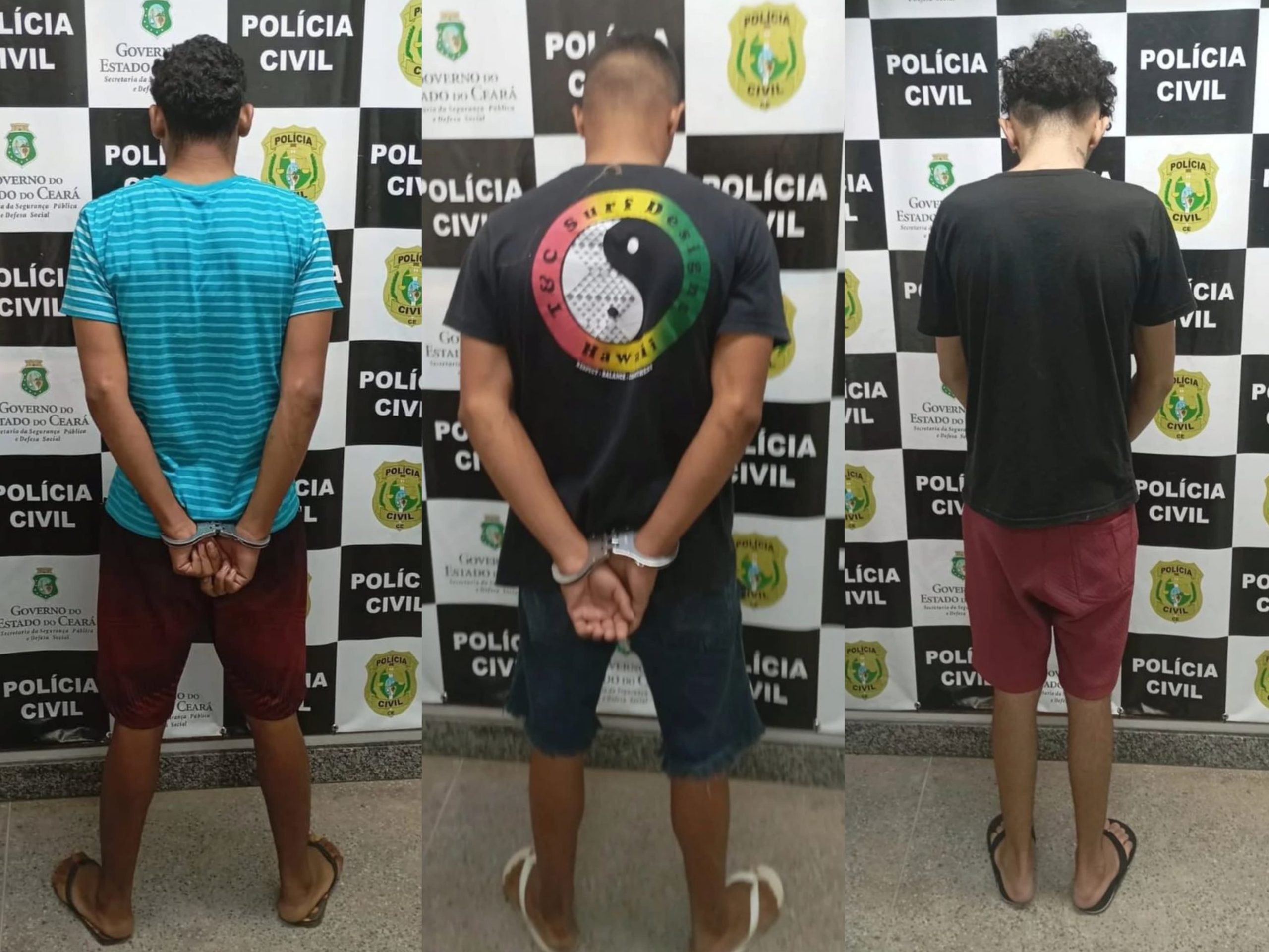 AO VIVO: Polícia Civil prende três suspeitos de participação no assassinato de jovem na cidade do Crato