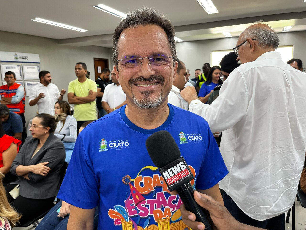 Prefeito André Barreto destaca novidades e programação do Crato Estação Folia – Carnaval 2025